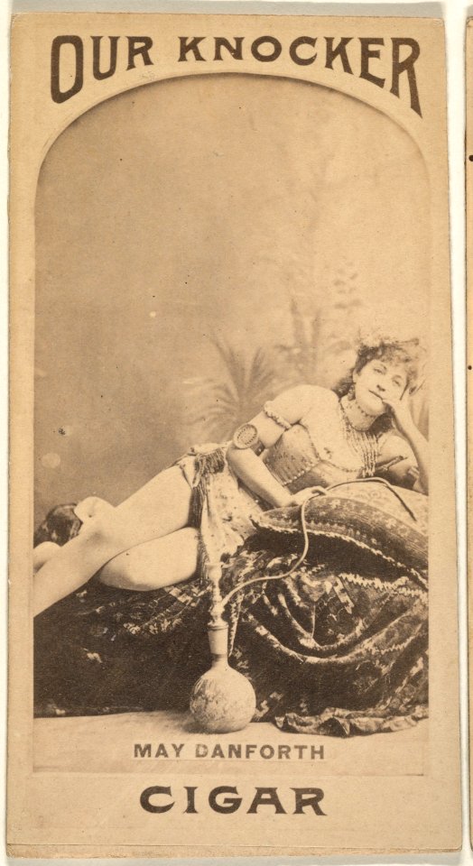 May Danforth, from the Actresses series (N665) promoting Our Knocker Cigars MET DPB869833