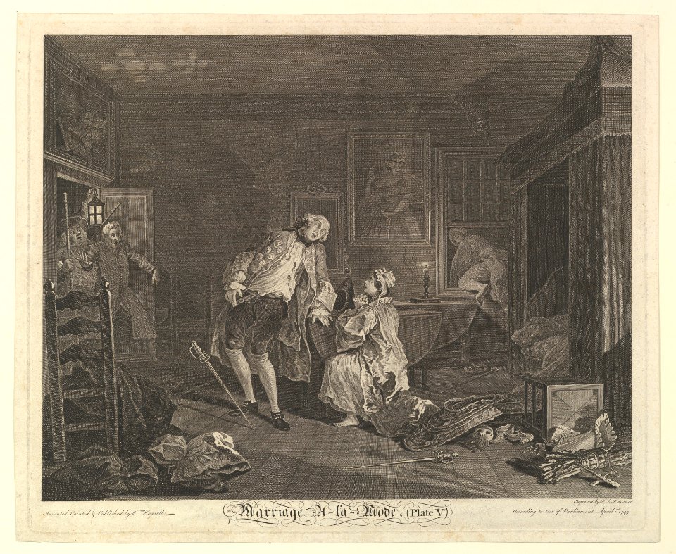 Marriage A-la-Mode, Plate V MET DP827178
