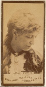 May Curtis, from the Actors and Actresses series (N45, Type 3) for Virginia Brights Cigarettes MET DP831047