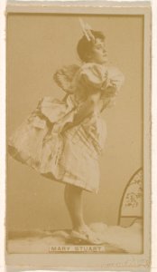 Mary Stuart, from the Actresses series (N245) issued by Kinney Brothers to promote Sweet Caporal Cigarettes MET DP859649