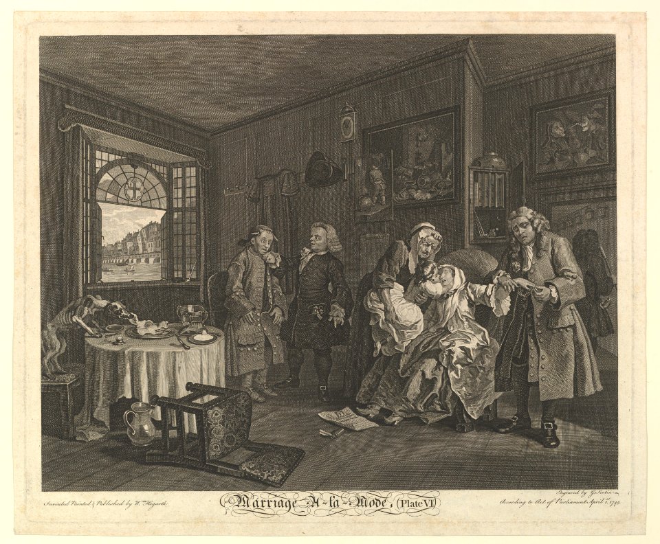 Marriage A-la-Mode, Plate VI MET DP827174