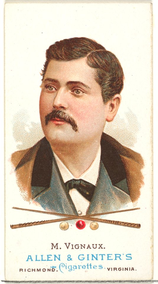 Maurice Vignaux, Billiard Player, from World's Champions, Series 1 (N28) for Allen & Ginter Cigarettes MET DP827435