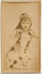 Miss East, from the Actors and Actresses series (N45, Type 8) for Virginia Brights Cigarettes MET DP831465