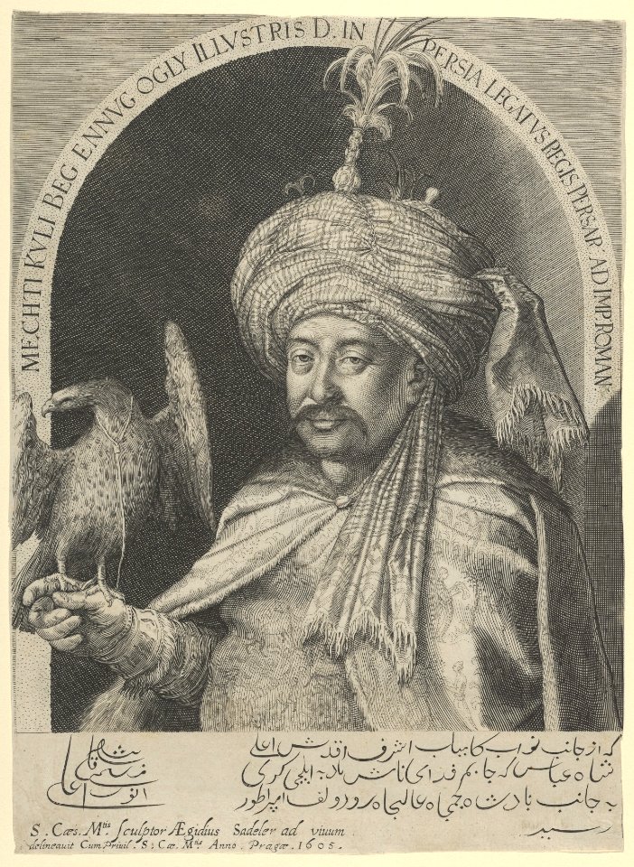 Mechti Kuli Beg, Persian Ambassador to Prague MET DP854838