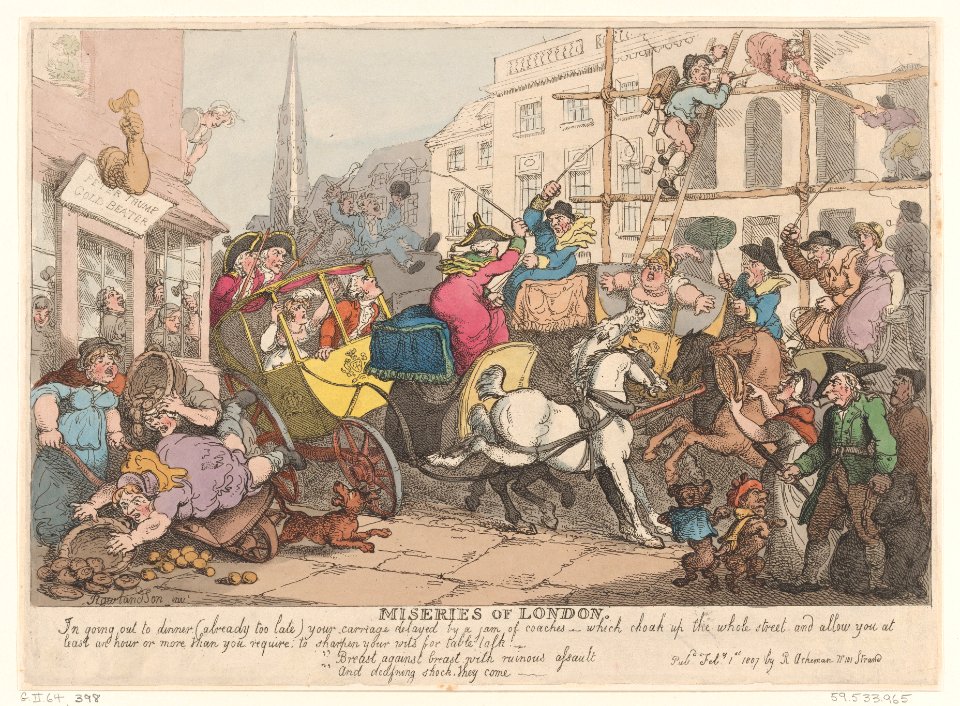 Miseries of London- Going out to Dinner MET DP873891