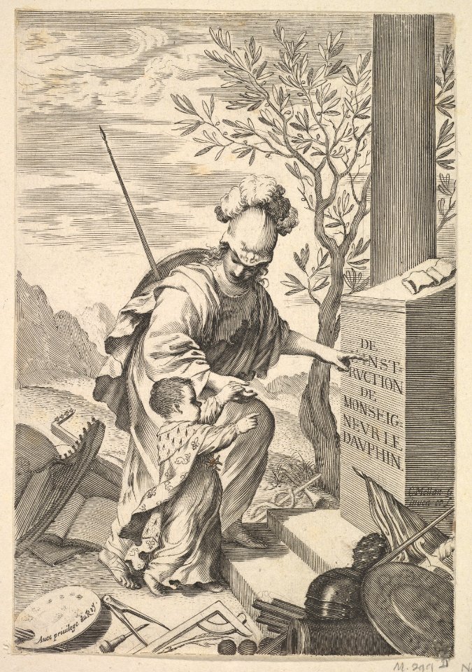 Minerva Instructs the Dauphin MET DP822437