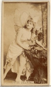Miss Deering, from the Actors and Actresses series (N45, Type 8) for Virginia Brights Cigarettes MET DP831447