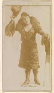 Mary Stuart, from the Actresses series (N245) issued by Kinney Brothers to promote Sweet Caporal Cigarettes MET DP859646