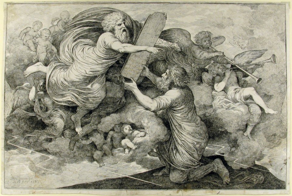 Moses on Sinai (Le tables de Loi judaique) MET 67.798.5