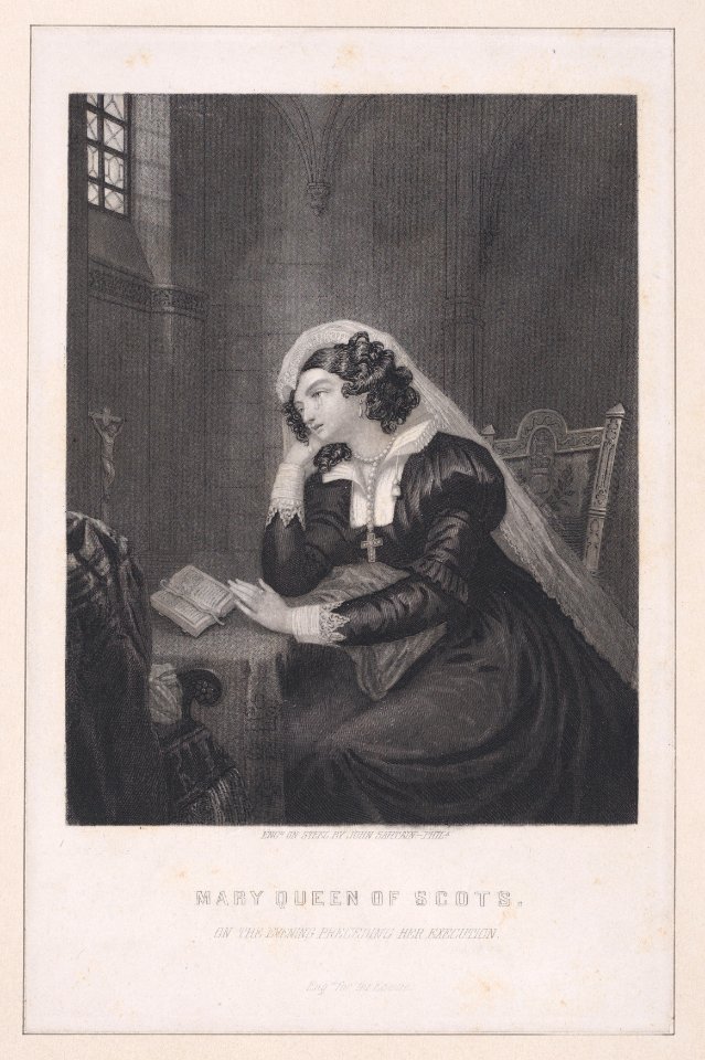 Mary Queen of Scots, on the evening preceding her execution Met DP890126