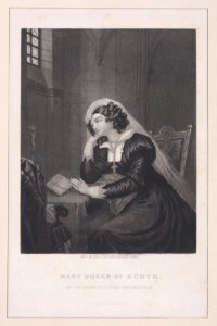 Mary Queen of Scots, on the evening preceding her execution Met DP890126