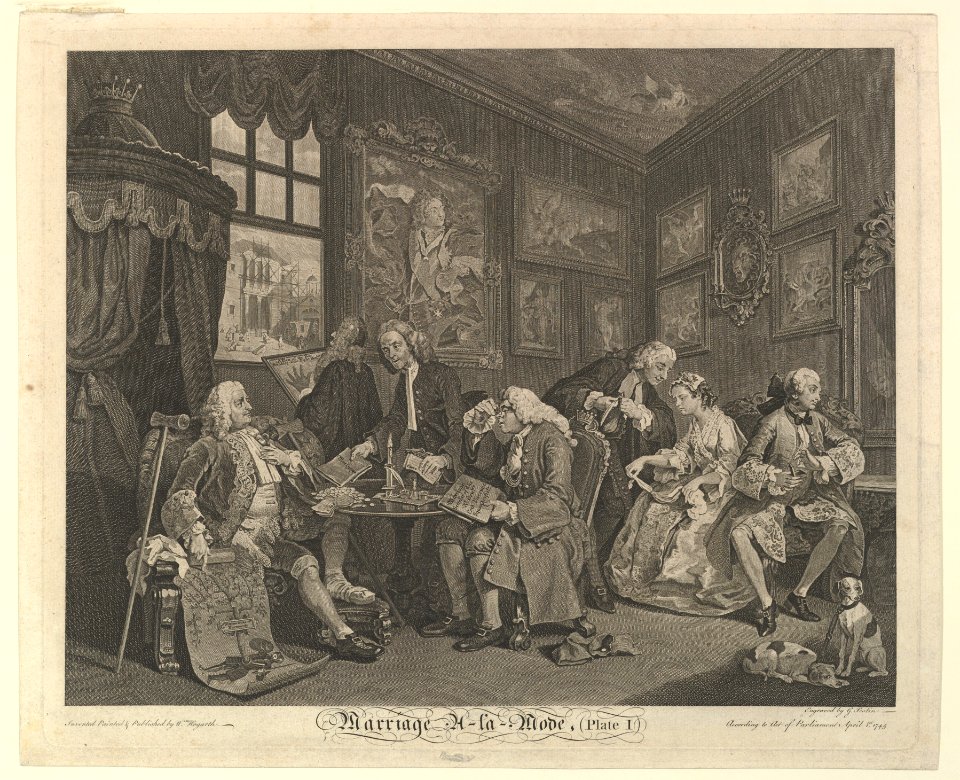Marriage A-la-Mode, Plate I MET DP827173