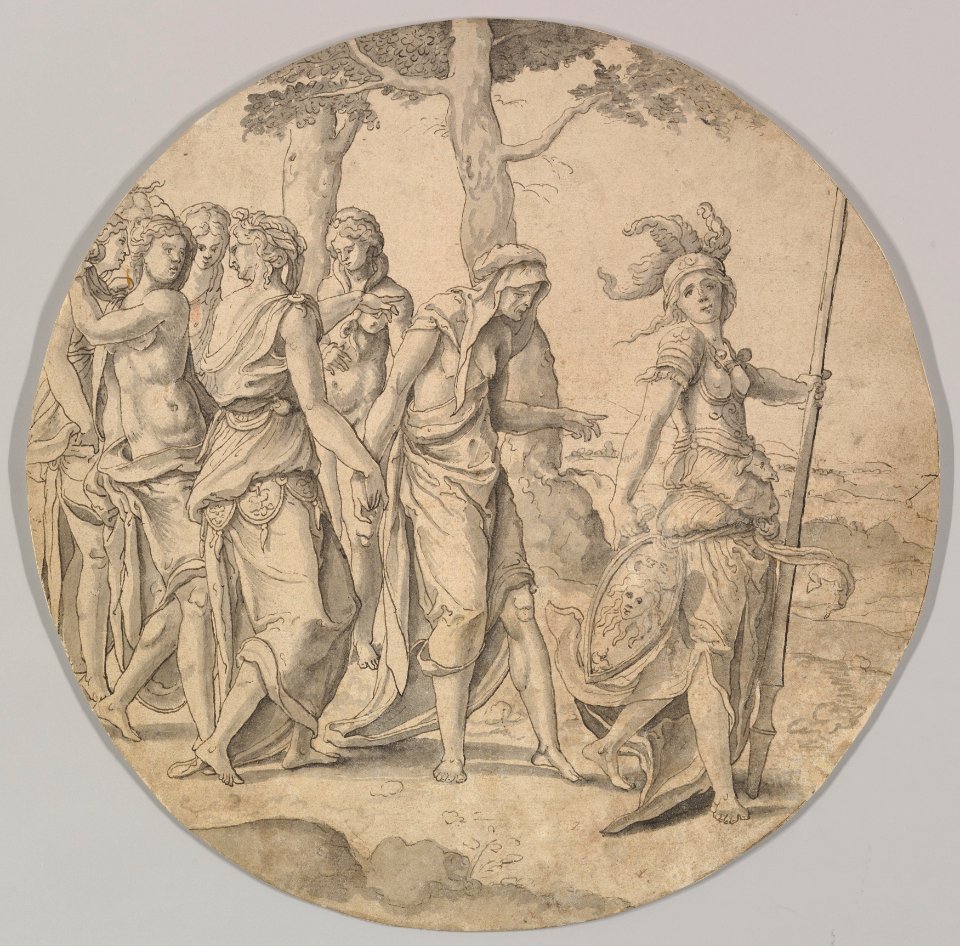 Minerva Leading a Procession of Women MET DP827889
