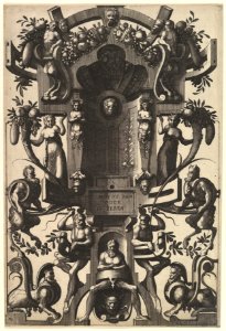 Modern Grotesque Decoration with a Central Niche MET DP823082