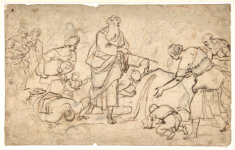 Moses Striking the Rock MET DP810052