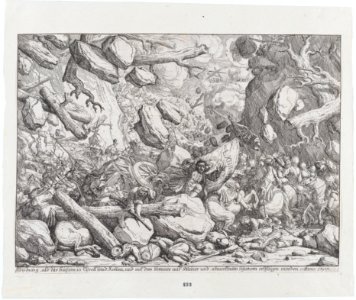 Maximilian Emanuel and the Bavarian Army in a Narrow Pass in theTyrol MET DP875526