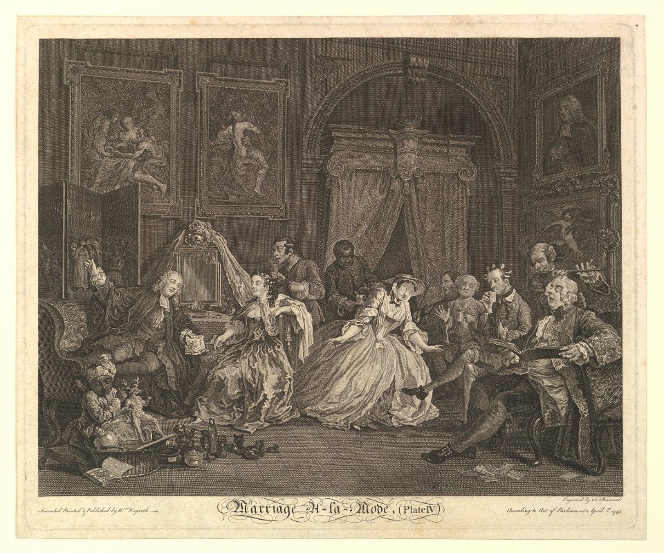 Marriage A-la-Mode, Plate IV MET DP827176