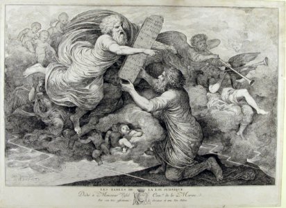 Moses on Sinai (Le tables de Loi judaique) MET 66.559.86