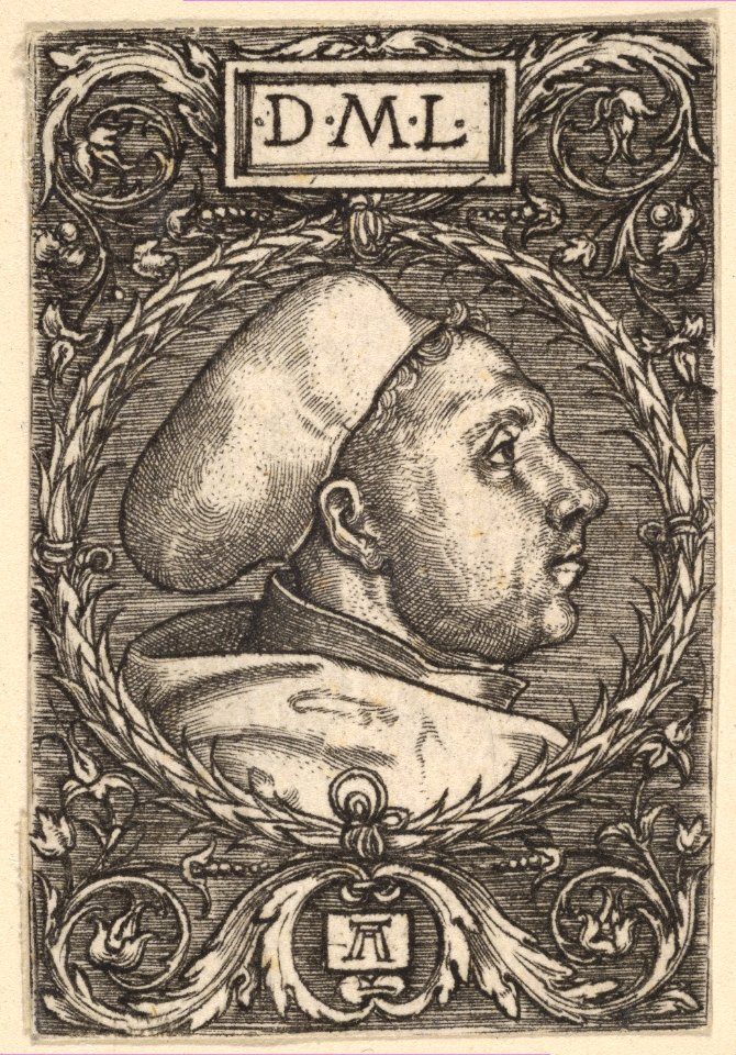 Martin Luther with Doctoral Cap MET DP833091