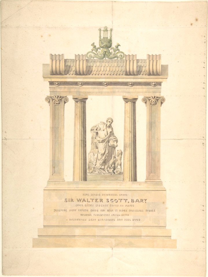 Monument to Sir Walter Scott, Bart. MET DP805072