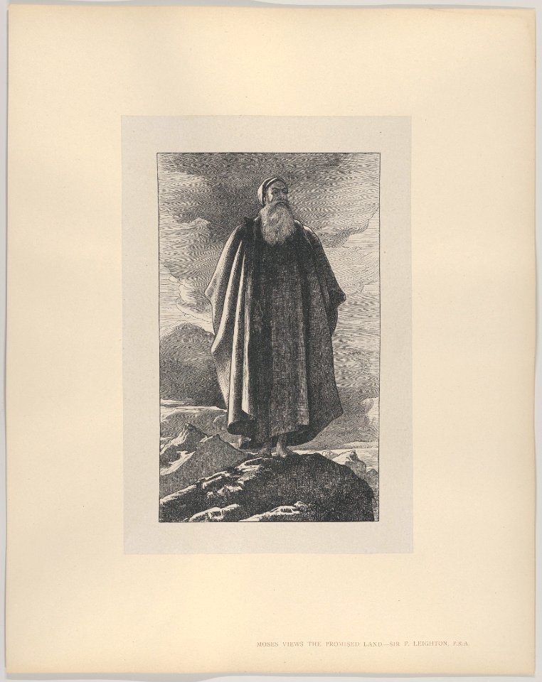 Moses Views the Promised Land (Dalziels' Bible Gallery) MET DP835886