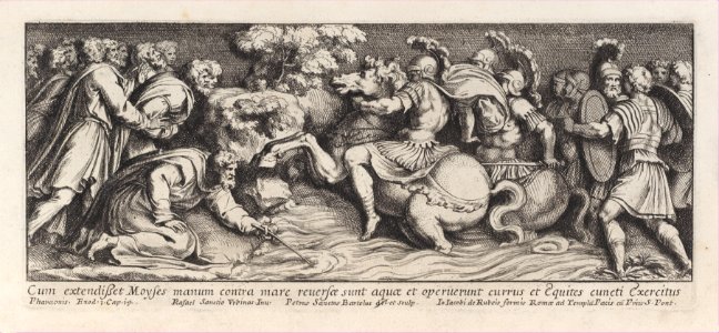 Moses parting the Red Sea Met DP-17520-001