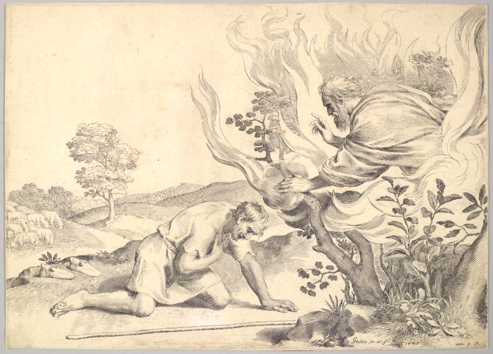 Moses Before the Burning Bush MET DP822320