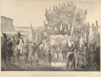 Military Festival at Boulogne with Napoleon Distributing Stars of the Legion of Honor MET DP841232