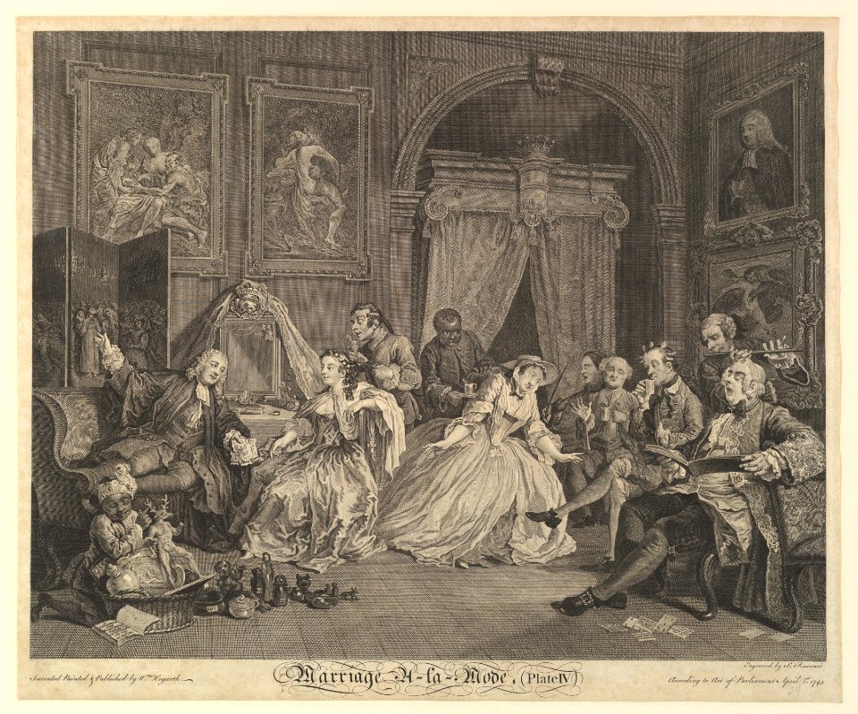 Marriage A-la-Mode, Plate IV MET DP827170