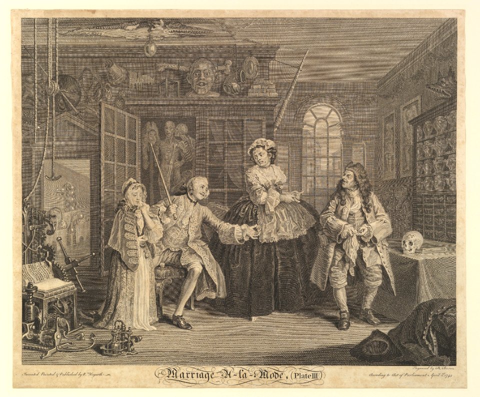 Marriage A-la-Mode, Plate III MET DP827168