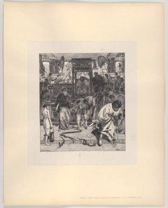 Moses and Aaron Before Pharoah (Dalziels' Bible Gallery) MET DP835875