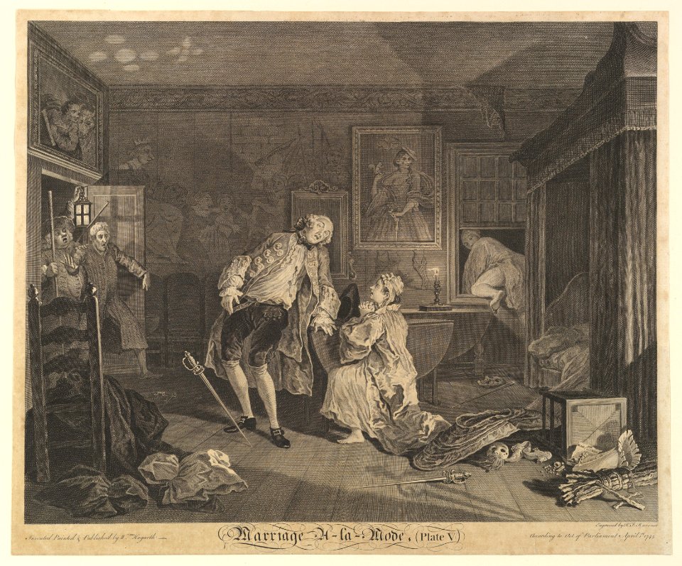 Marriage A-la-Mode, Plate V MET DP827172