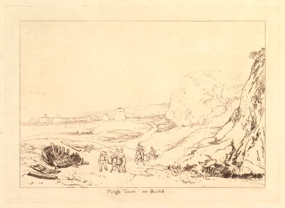 Martello Towers near Bexhill, Sussex (Liber Studiorum, part VII, plate 34) MET DP821470