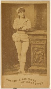 Mertens, from the Actors and Actresses series (N45, Type 1) for Virginia Brights Cigarettes MET DP830489