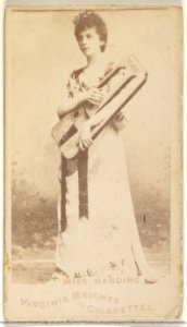 Miss Harding, from the Actors and Actresses series (N45, Type 1) for Virginia Brights Cigarettes MET DP829551