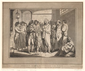 Melopoyn haranguing the Prisoners in the Fleet Met DP887834