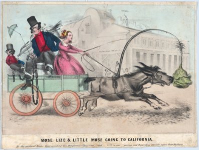 Mose, Lize & Little Mose Going to California MET DP876984