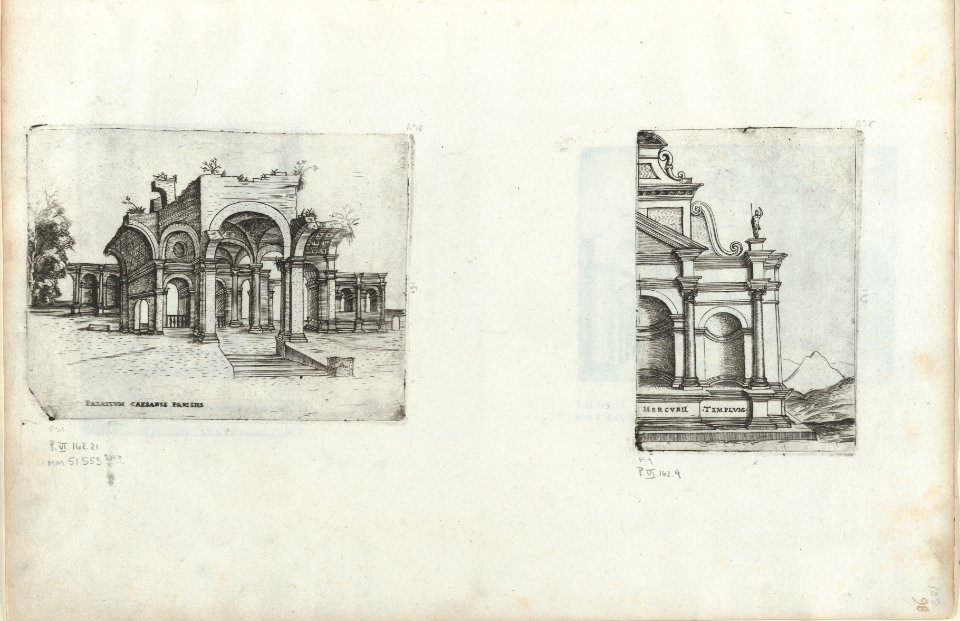 Mercurii Templum, from a Series of Prints depicting (reconstructed) Buildings from Roman Antiquity MET DP874978