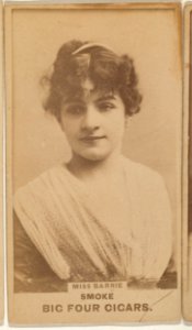 Miss Barrie, from the Actresses series (N669) promoting Big Four Cigars MET DPB869993