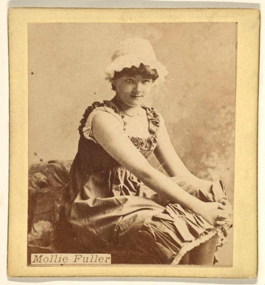 Mollie Fuller, from the Actresses series (N246), Type 2, issued by Kinney Brothers to promote Sporting Extra Cigarettes MET DP860103