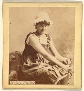 Mollie Fuller, from the Actresses series (N246), Type 2, issued by Kinney Brothers to promote Sporting Extra Cigarettes MET DP860103