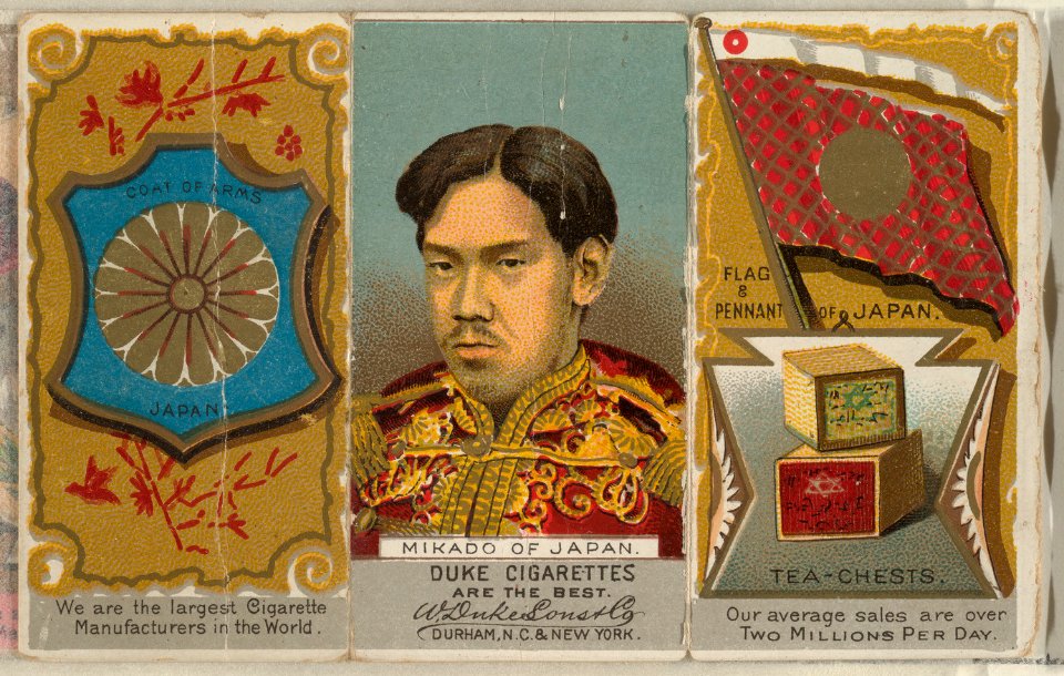 Mikado of Japan, from the Rulers, Flags, and Coats of Arms series (N126-2) issued by W. Duke, Sons & Co. MET DPB873890