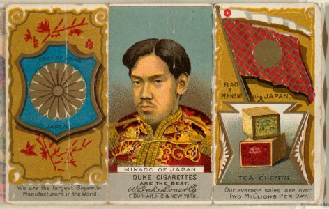 Mikado of Japan, from the Rulers, Flags, and Coats of Arms series (N126-2) issued by W. Duke, Sons & Co. MET DPB873890