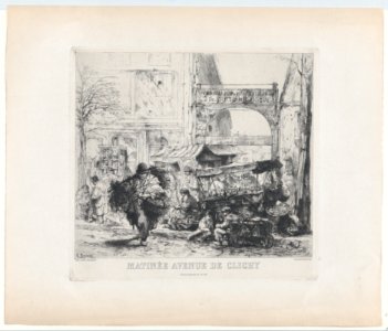 Morning Scene, Avenue de Clichy MET DP877072