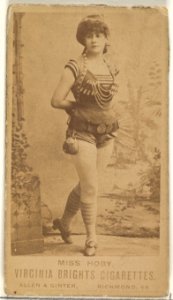 Miss Hoby, from the Actors and Actresses series (N45, Type 1) for Virginia Brights Cigarettes MET DP829567