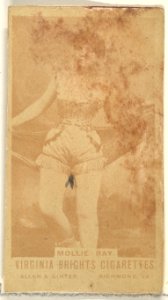 Mollie Ray, from the Actors and Actresses series (N45, Type 1) for Virginia Brights Cigarettes MET DP829864