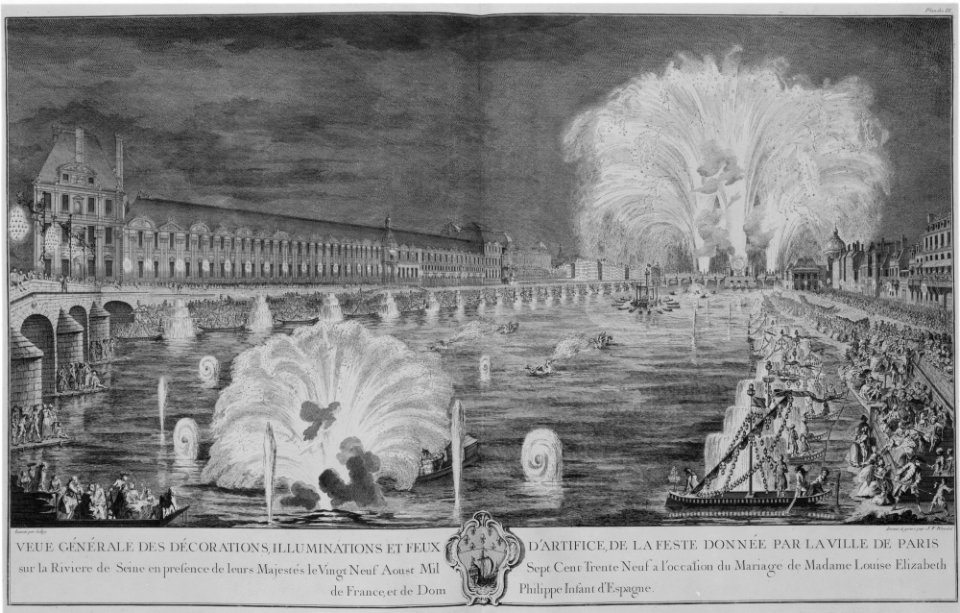 Marriage of Louise-Élisabeth of France and Don Philip of Spain, Paris, August 29, 1739 MET MM38449