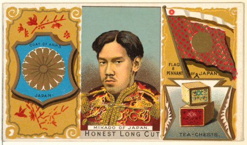 Mikado of Japan, from the Rulers, Flags, and Coats of Arms series (N126-1) issued by W. Duke, Sons & Co. MET DPB873788