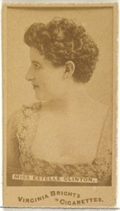 Miss Estelle Clinton, from the Actors and Actresses series (N45, Type 1) for Virginia Brights Cigarettes MET DP829375