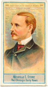 Melville E. Stone, The Chicago Daily News, from the American Editors series (N1) for Allen & Ginter Cigarettes Brands MET DP827868
